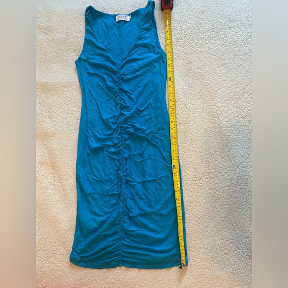 Anthropologie Velvet by Graham & Spencer Ruched Mini Dress - Picture 6 of 9